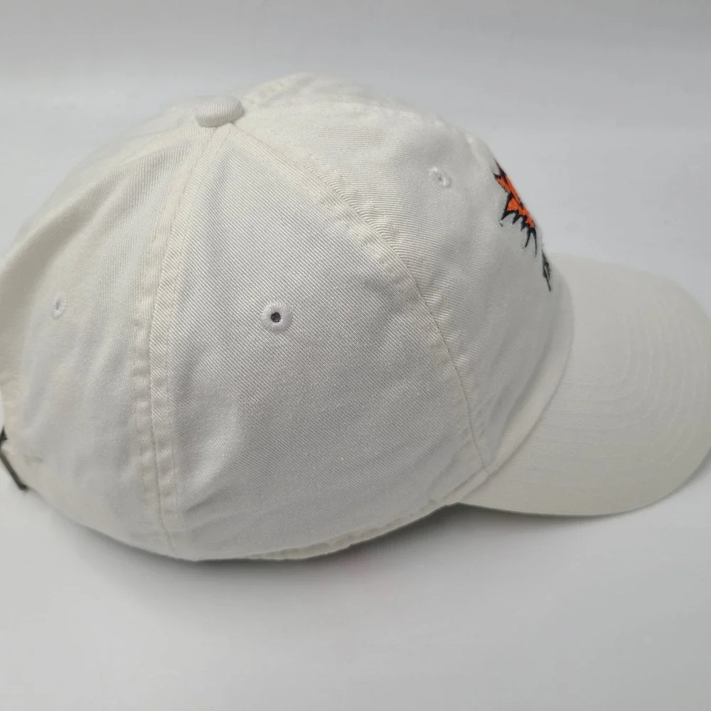 Nike Hat Strapback White Orange Tennis Swoosh Logo Ephrata‎ High School Tigers